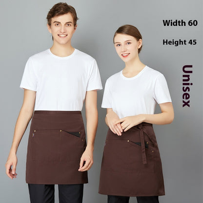 Canvas Half Apron Fashion Waiter Half Body Apron