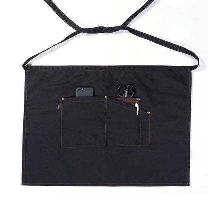 Canvas Half Apron Fashion Waiter Half Body Apron