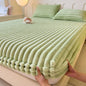 Autumn And Winter Imitation Dehaired Angora Fitted Sheet Thickened Student Dormitory Bed Sheet