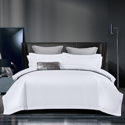 Hotel Cloth Product Bed Four-piece Set Pure White